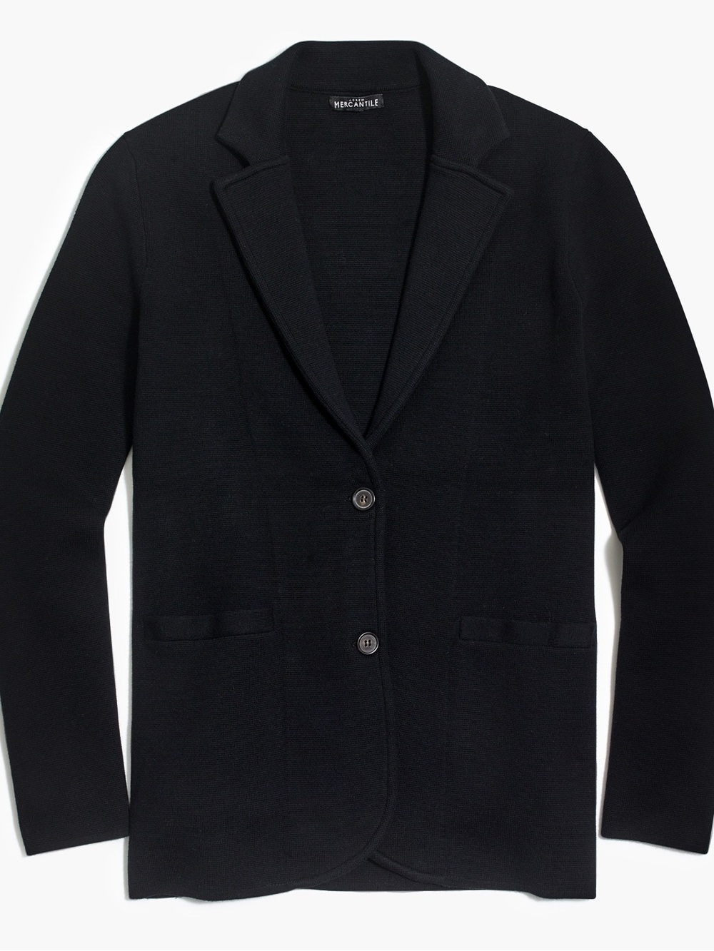 J.Crew Mercantile Cotton Sweater Blazer Cardigan Black Size S Workwear